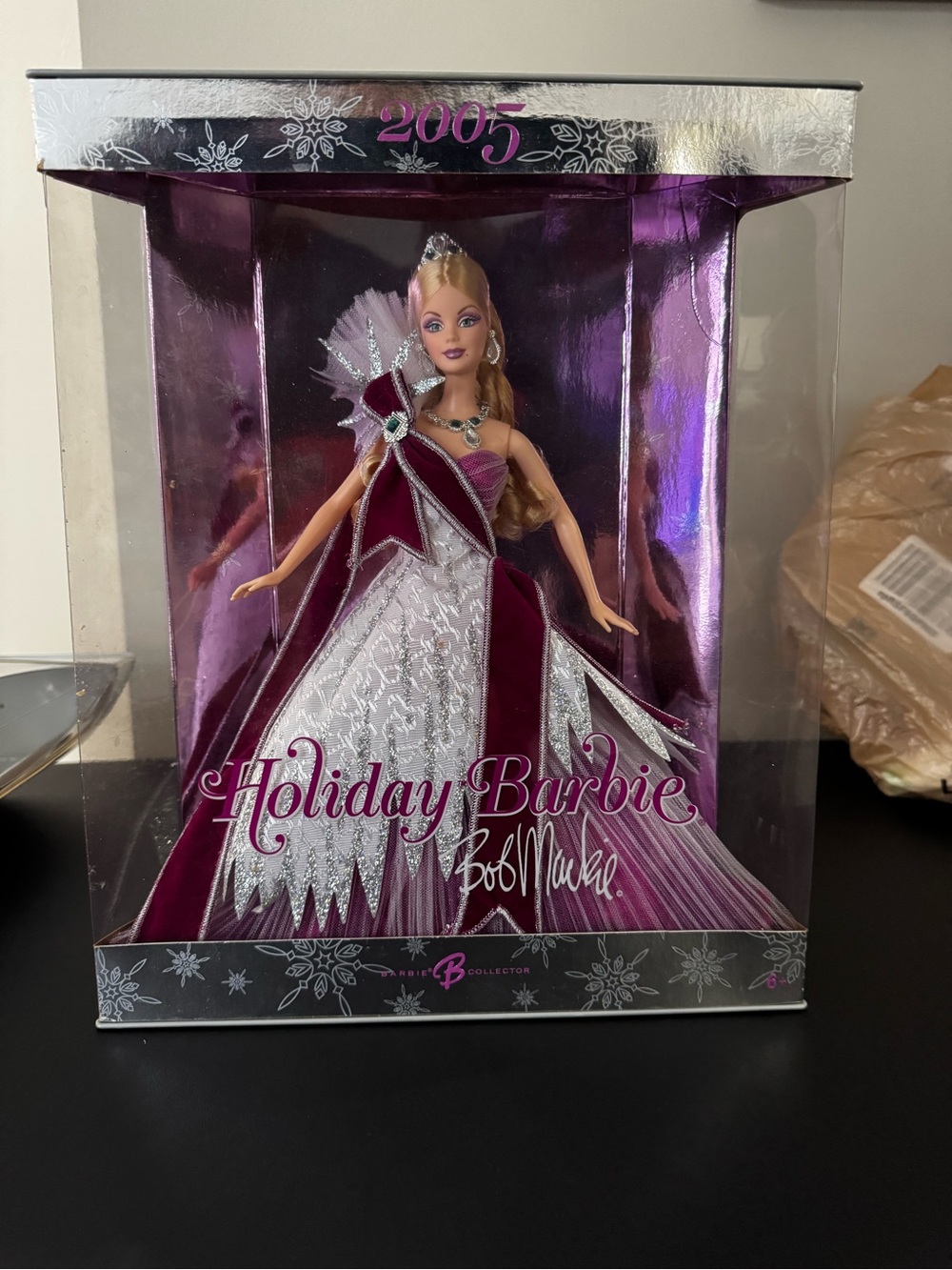 Barbie 2005 Holiday Barbie Collector Edition Bob Mackie Signed G8058 Unopened